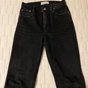 Abercrombie & Fitch The Ankle Straight Ultra High Rise Jeans
